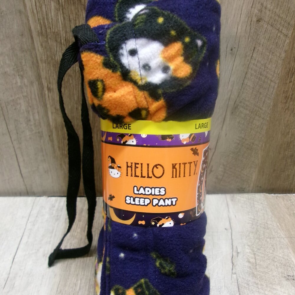 New Sanrio Hello Kitty large adult lounge pants with a Halloween theme